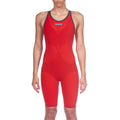 Red 30 Closed Back Racing Swimsuit J915