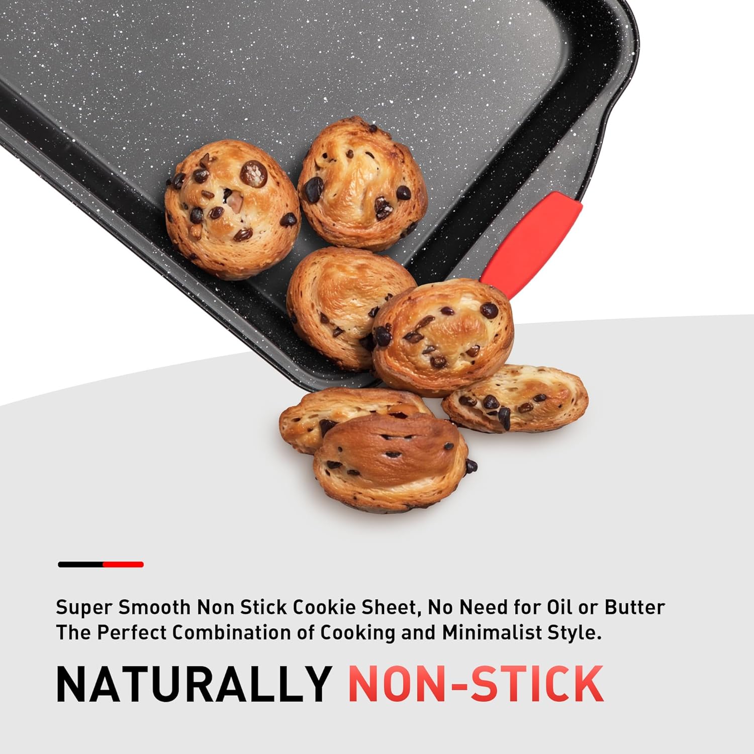 18-Piece Nonstick Carbon Steel Black Baking Pans Set R31378