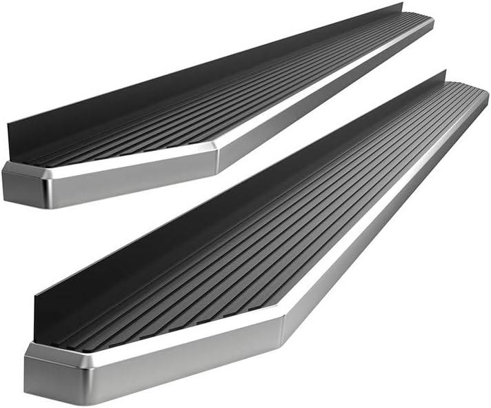 Silver 5in Running Boards I212