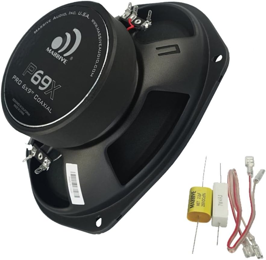 6x9 280 Watts Max 140w RMS 4 Ohm Pro Audio Coaxial Car Audio Speaker System S429634