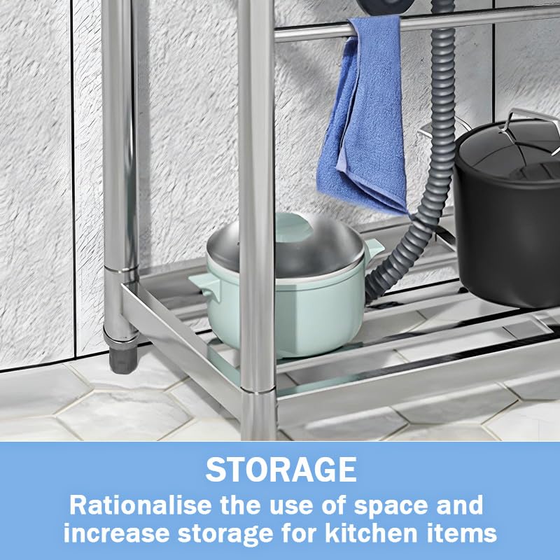 Stainless Steel Single Bowl Free Standing Utility Sink J772