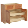 Plywood Shaker Base Kitchen Cabinet 2 Rollouts Soft Close L77321
