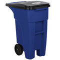 32 Gallon Gray Rollout Trash Container with Lid G93072