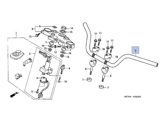 Honda CB Handlebar H8470
