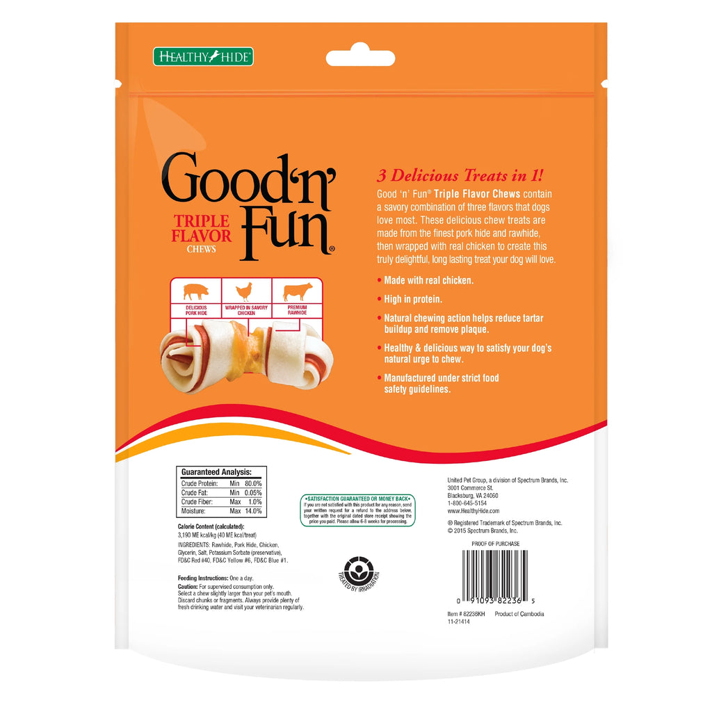 Mini Bones Triple Flavor Dog Chews, 25 Count (11.4 oz.) S985553
