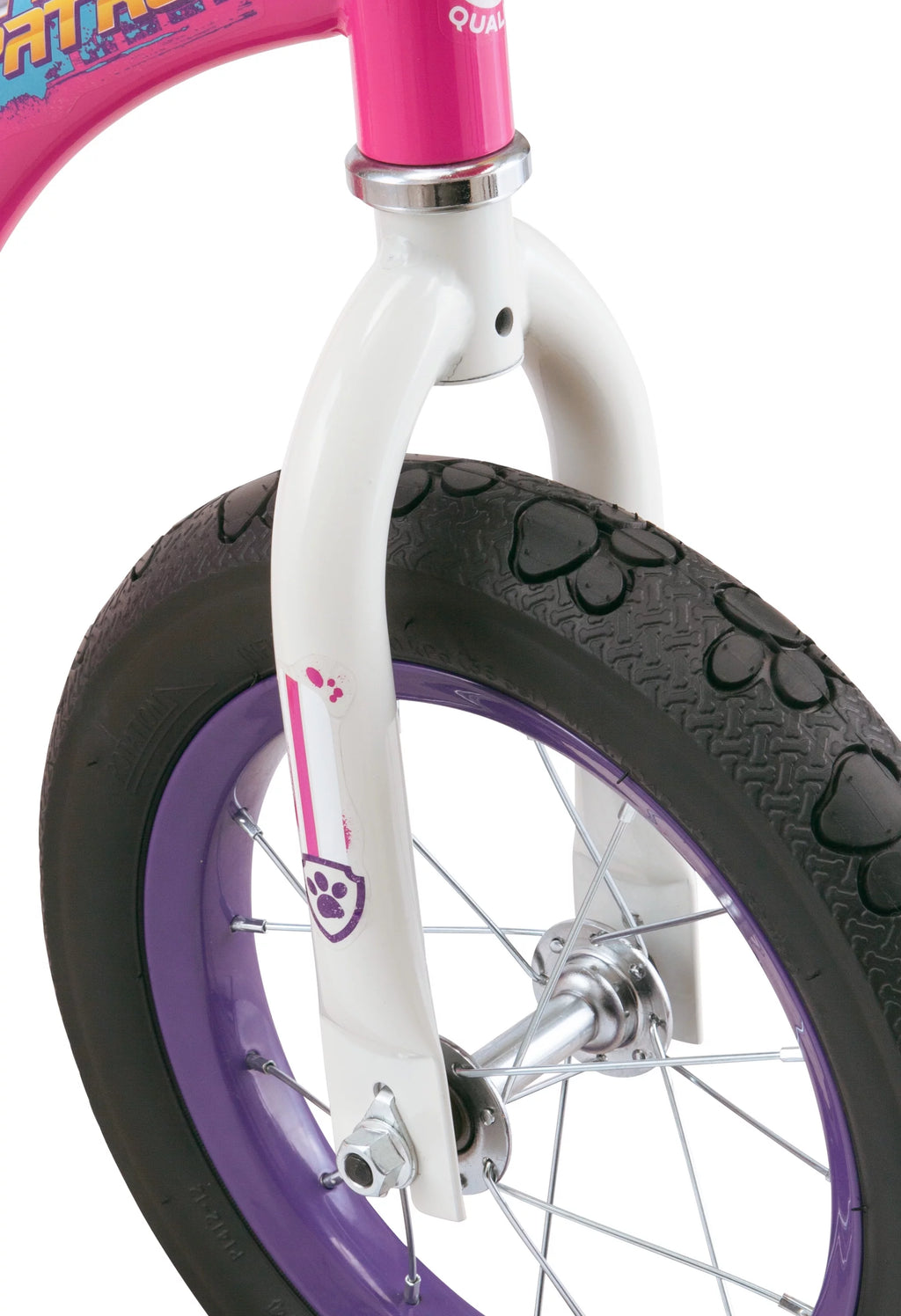 12 inch Magenta Pink Kids Bike E1459