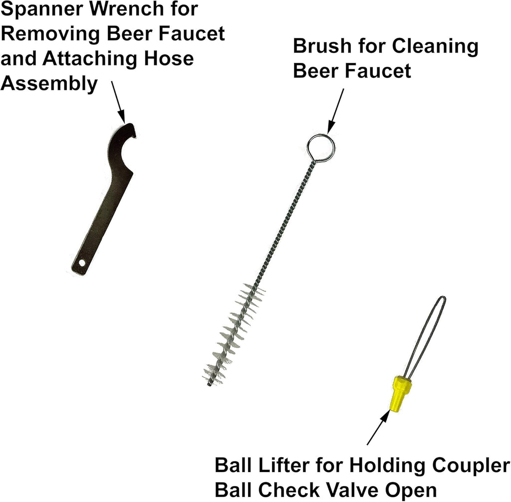 Beer Line Cleaning Kit with Powder Cleaning Compound Pack of 2 Y3185