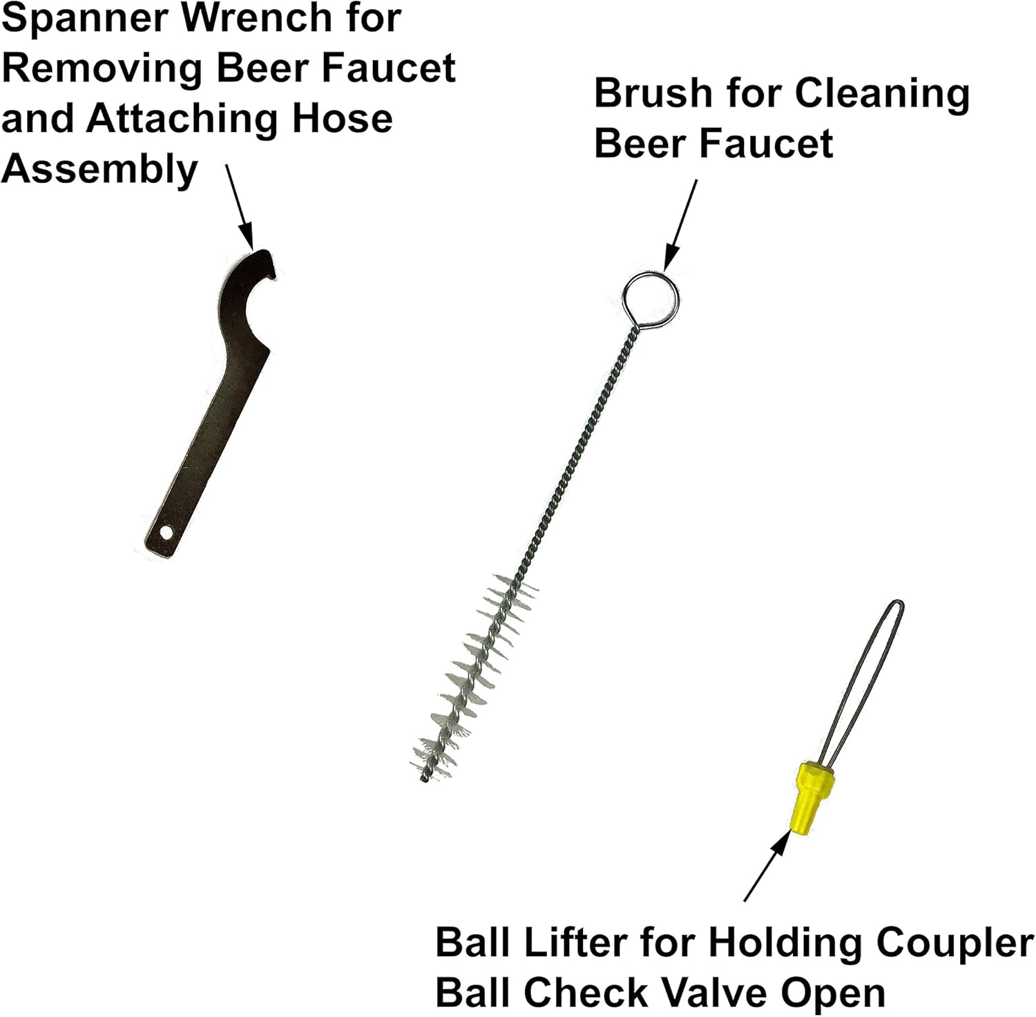 Beer Line Cleaning Kit with Powder Cleaning Compound Pack of 2 Y3185