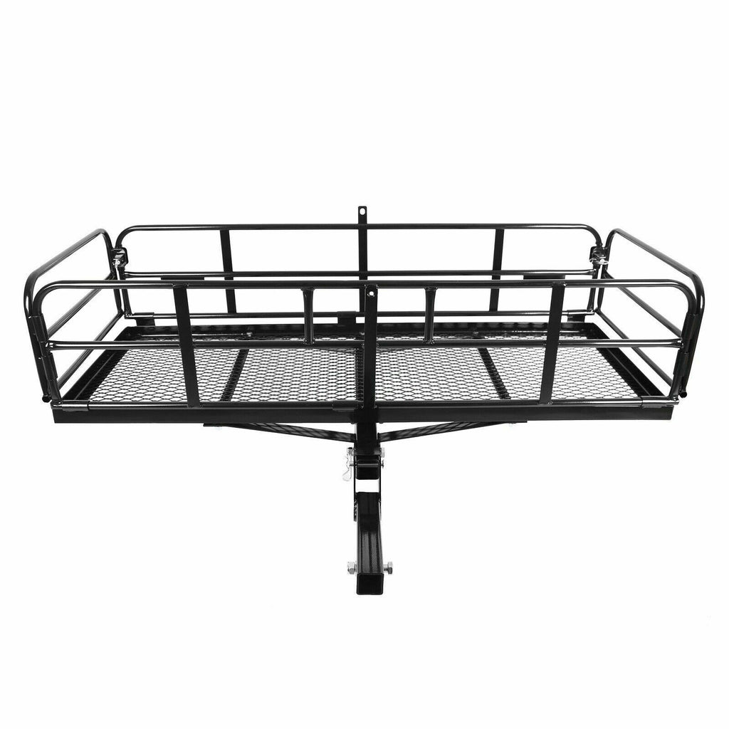 Multifunctional Folding Hitch-Mount Cargo Carrier Basket Luggage Rack M790