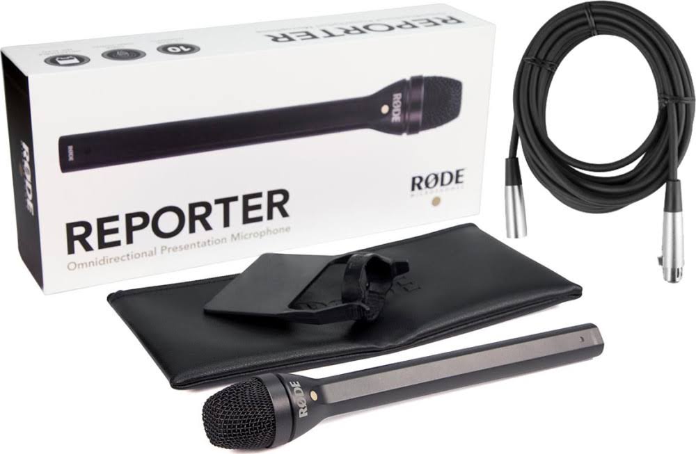 Omnidirectional Dynamic Interview Microphone with XLR Cable F730269