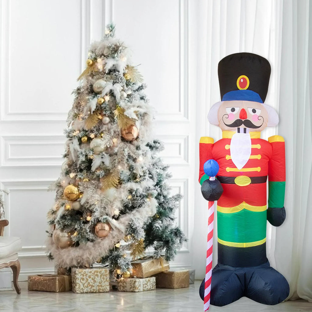 8 Foot Inflatable Nutcracker Christmas Decoration O261226