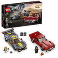 Chevrolet Corvette C8.R Race Car and 1969 Chevrolet Corvette Building Kit (512 Pieces) J125