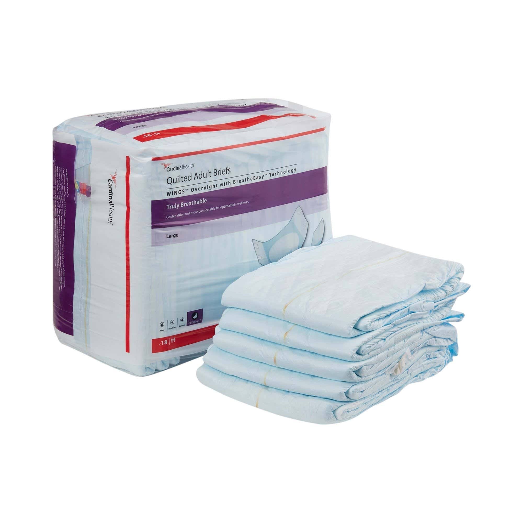 Large Incontinence Brief, Case of 72 V66331