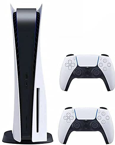 Playstation 5 Disc Version Console - Additional Controller, 825GB SSD (Renewed) P3572