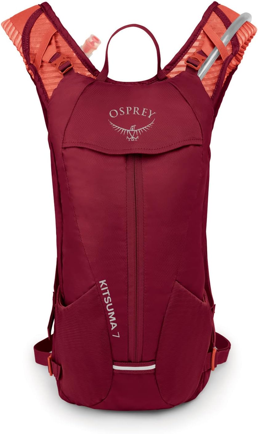 7L Women's Biking Backpack with Hydraulics Reservoir, Claret Red A865