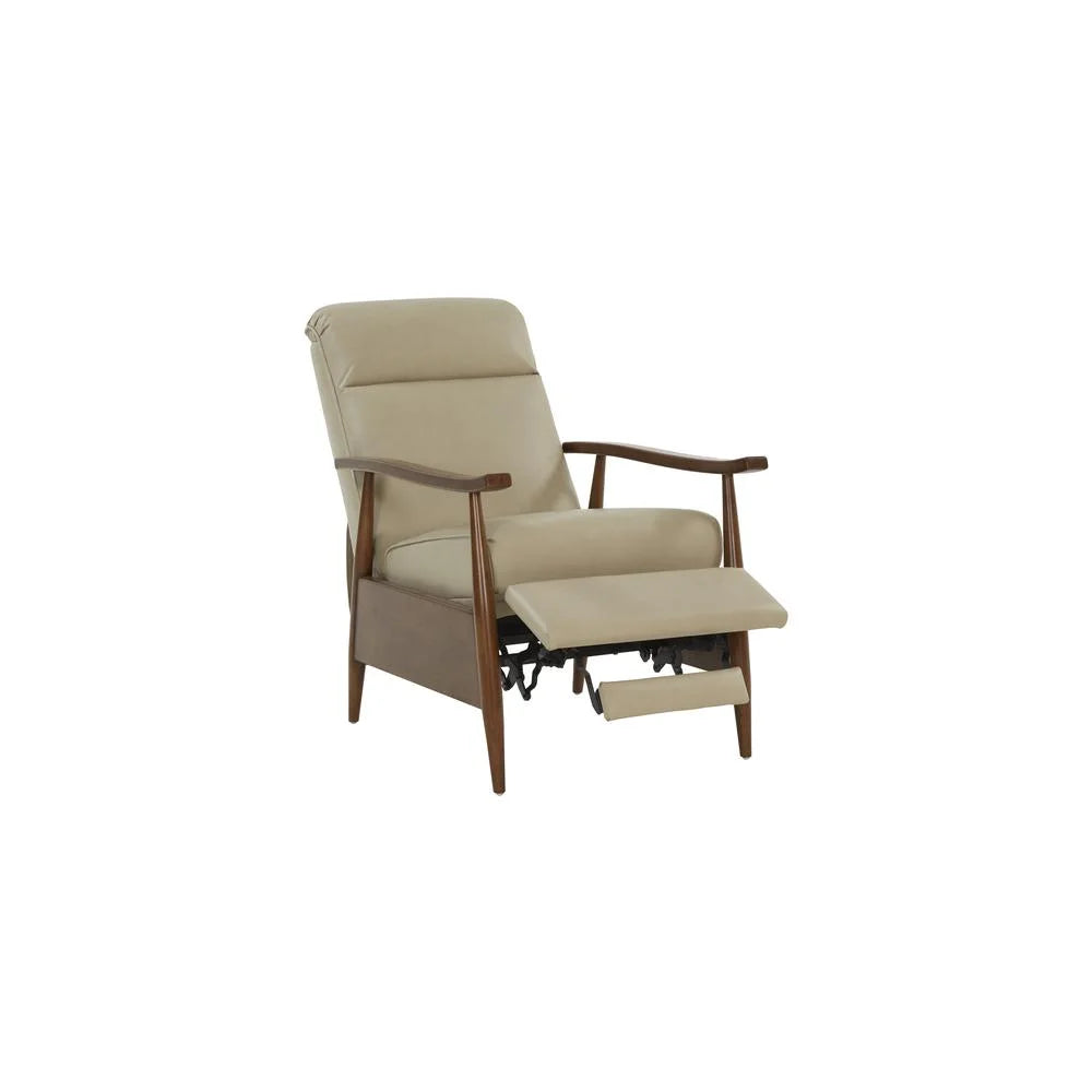 Cream Push Thru The Arms Recliner A48464