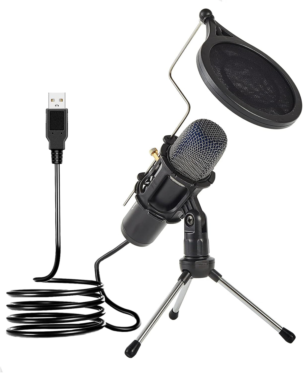 USB Condenser Microphone with Digital Mixer U678