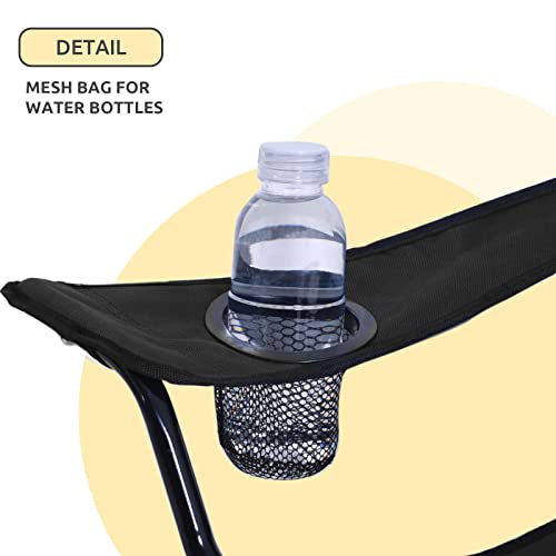 Navy Camping Chair with Cup Holder O4661