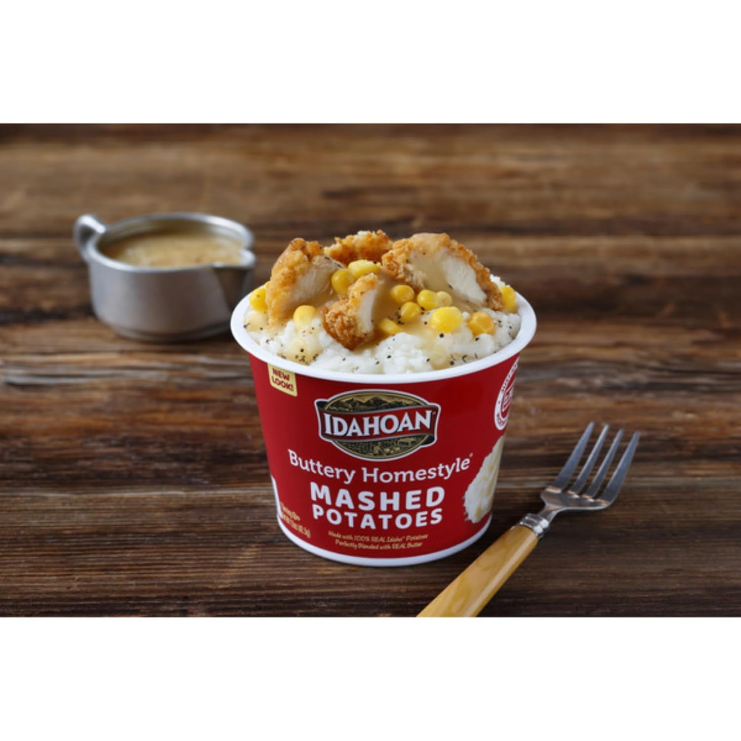 4 Flavor Mashed Potatoes Microwavable Bowls Variety, Pack of 8 X982