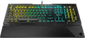 Black Linear Optical Gaming Keyboard with Anodized Aluminum Top Plate Y63005
