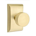 Satin Brass Round Door Knob D3959
