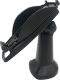 Black Pack of 2 Pole Mount Terminal Stand Q14173