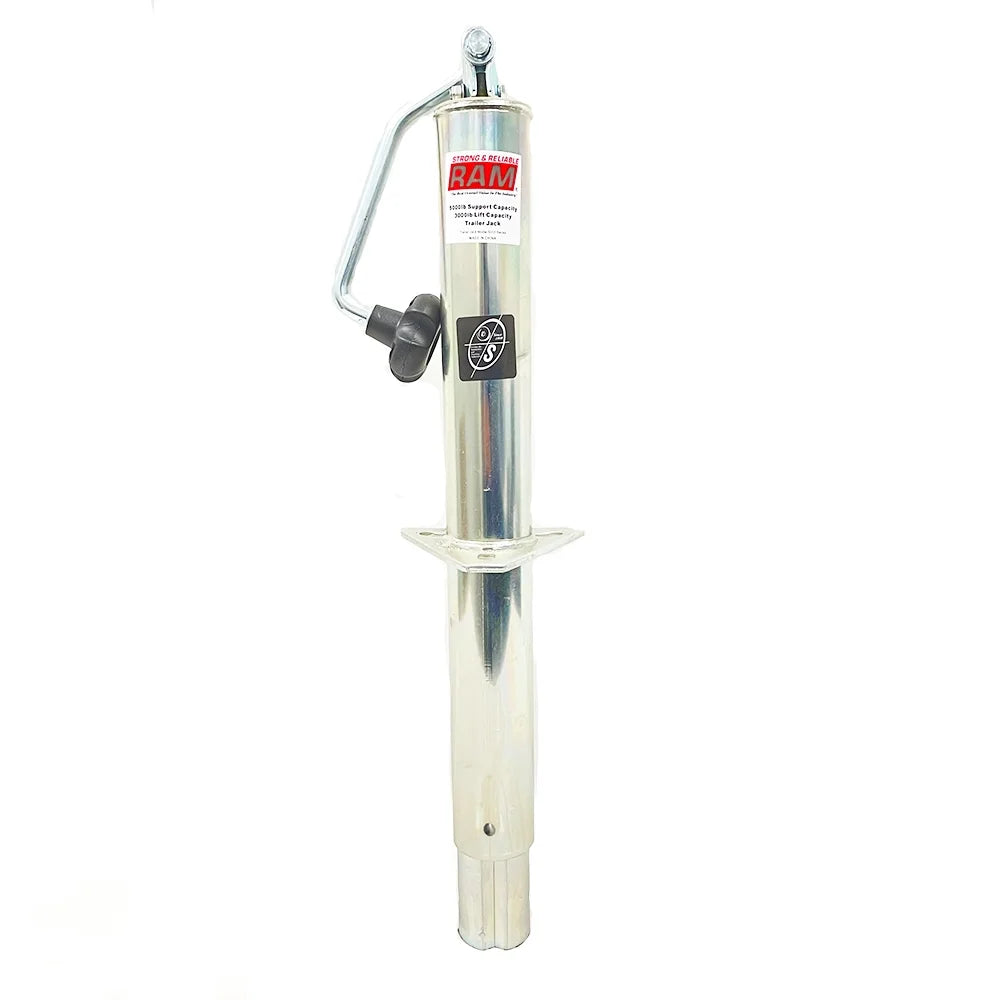 Zinc A-Frame Trailer Jack with Zinc Foot Plate N3966