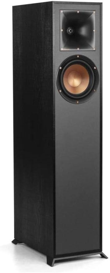 Black Floorstanding Speakers, Pair Y2049