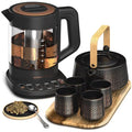 Electric Kettle with Tea Infuser, Temperature Control, 1.5 Liters, Midnight Blue J2841