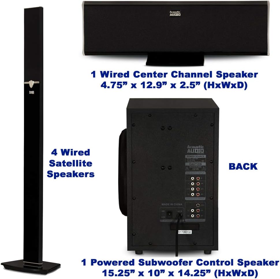 Bluetooth Tower 5.1 Speaker System F249