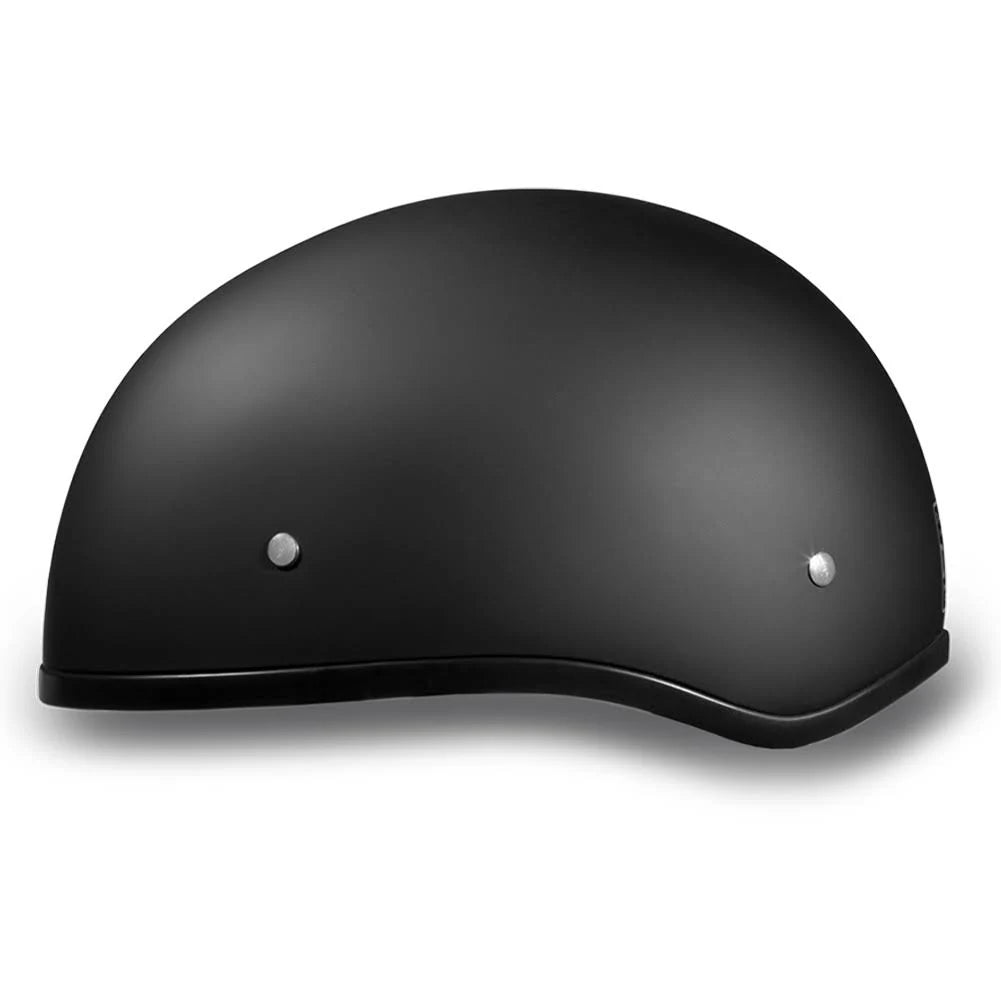 Dull Black Skull Cap V92153