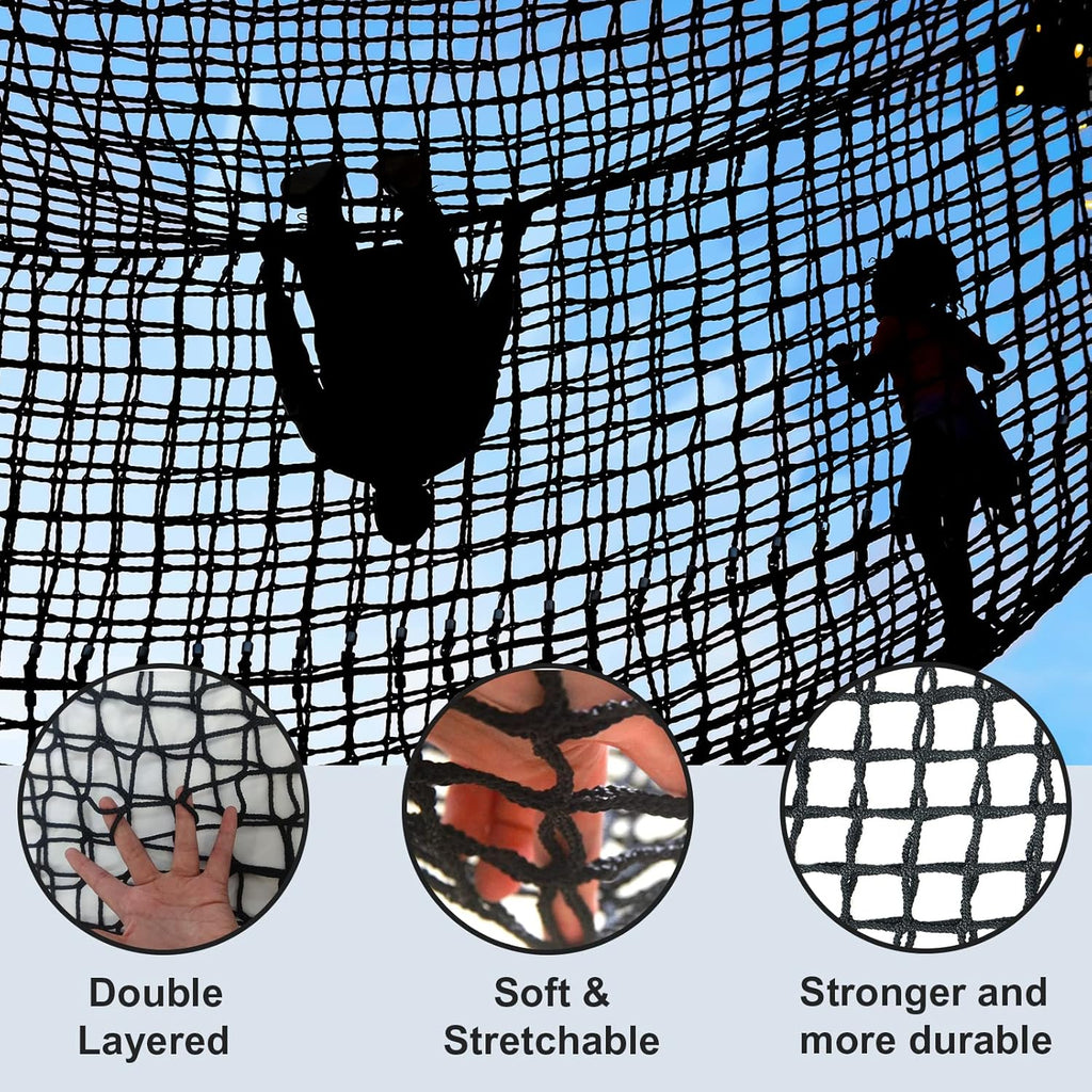 9.8 X 14.8FT Double Layers Climbing Cargo Net L312