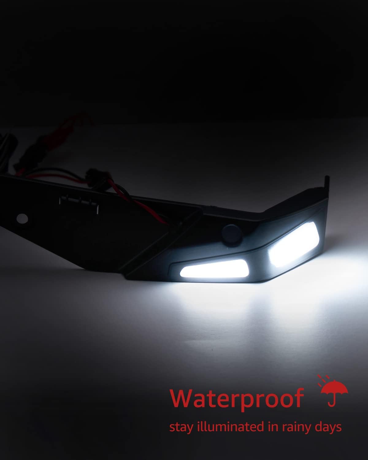 Black Aluminum Hand Guards LED Lighting Kit (2PCS) B647