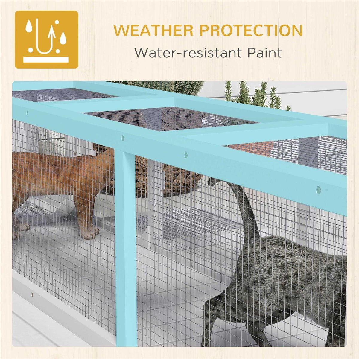 59 Long Cat Tunnel with Weather Protection U97518