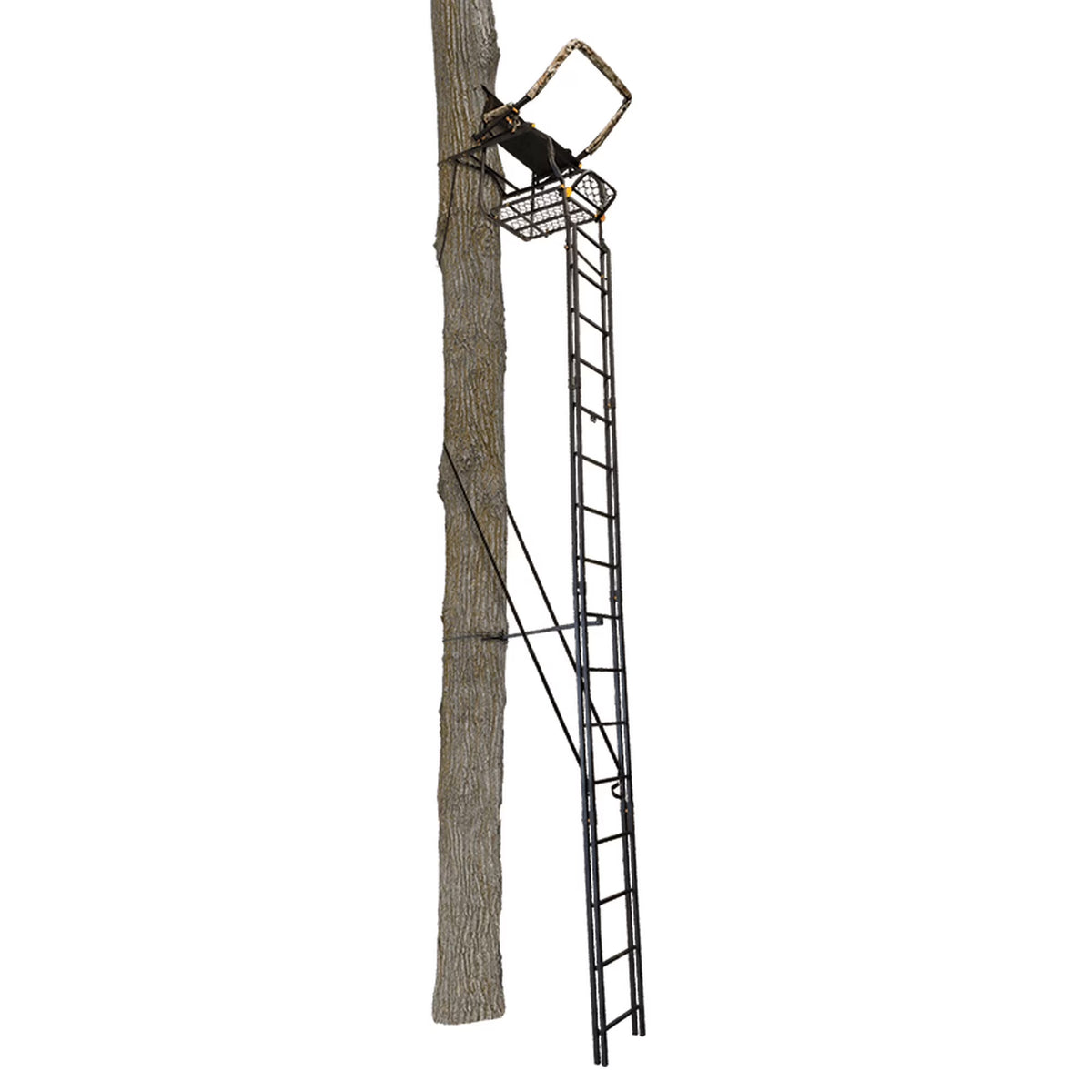 Black 20 Foot 1 Person Ladder Tree Stand X3598