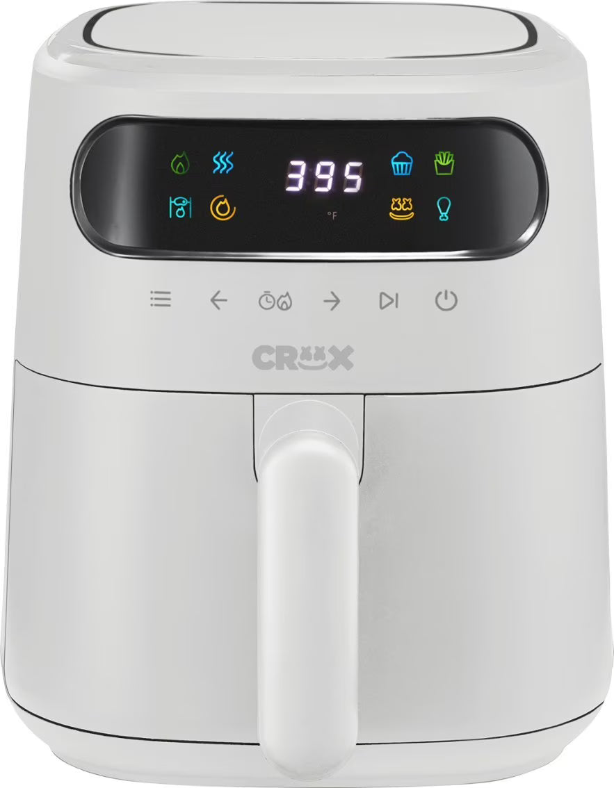 3-qt. Digital Air Fryer Kit with TurboCrisp - White F13762