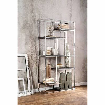 Geometric Bookcase Chrome I503200