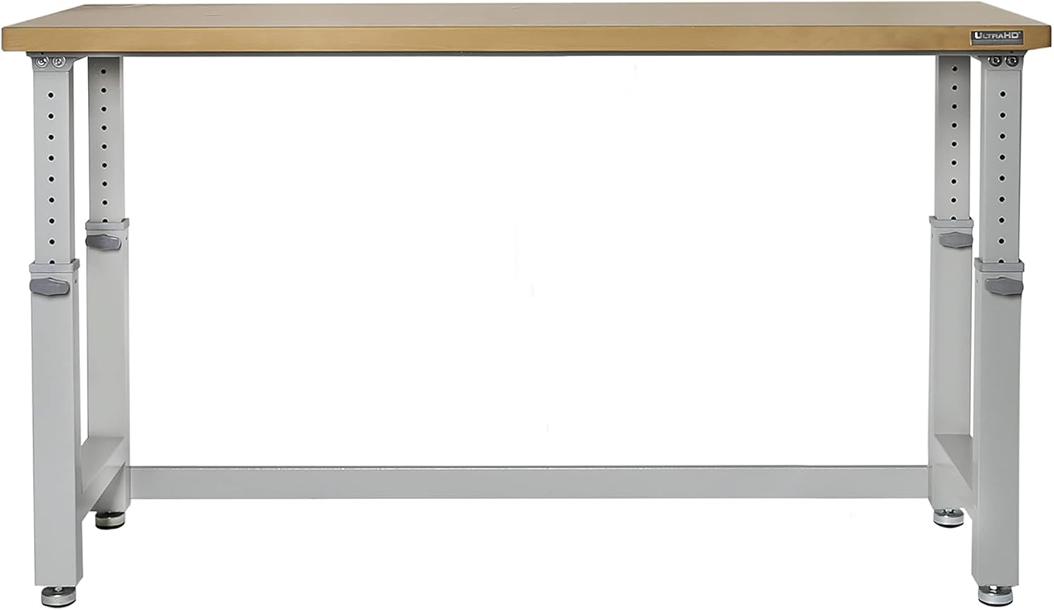 72" Granite Grey Height Adjustable Wood Top Workbench Desk M890