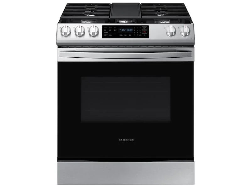 6.0 cu. ft. Smart Slide-in Gas Range with Convection in Stainless Steel V601