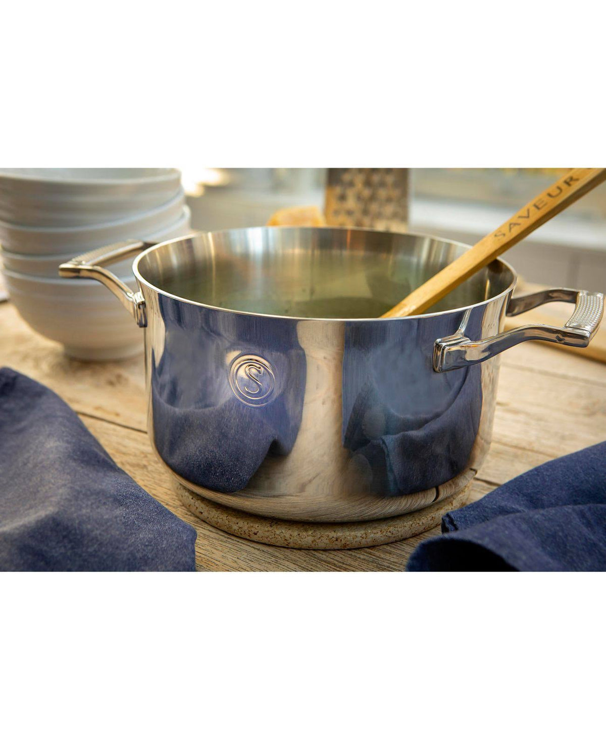 Tri-Ply Stainless Steel 4-Qt. Casserole Pot T87156