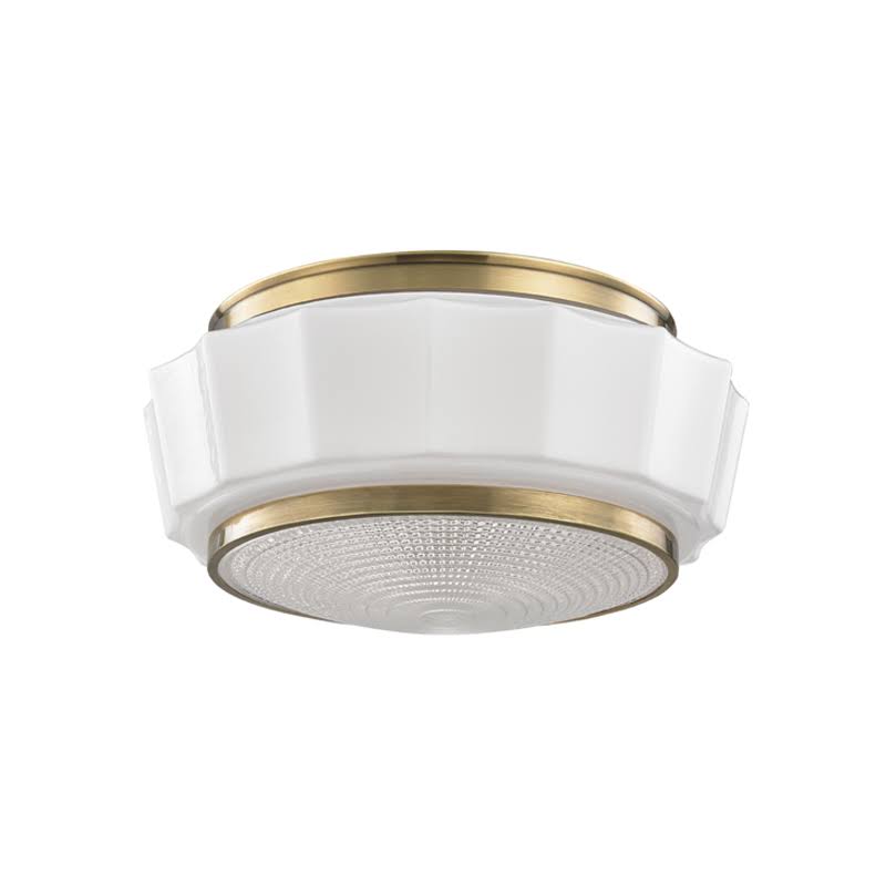 Polished Nickel 2 Light Flush Mount J1331