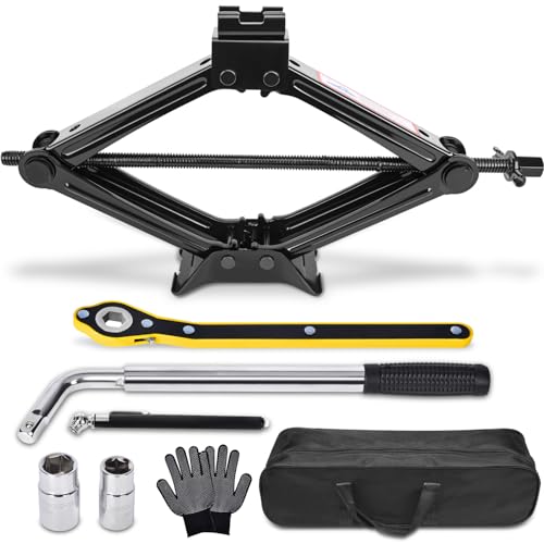 2 Ton Scissor Car Jack Kit with Lug Wrench T9690