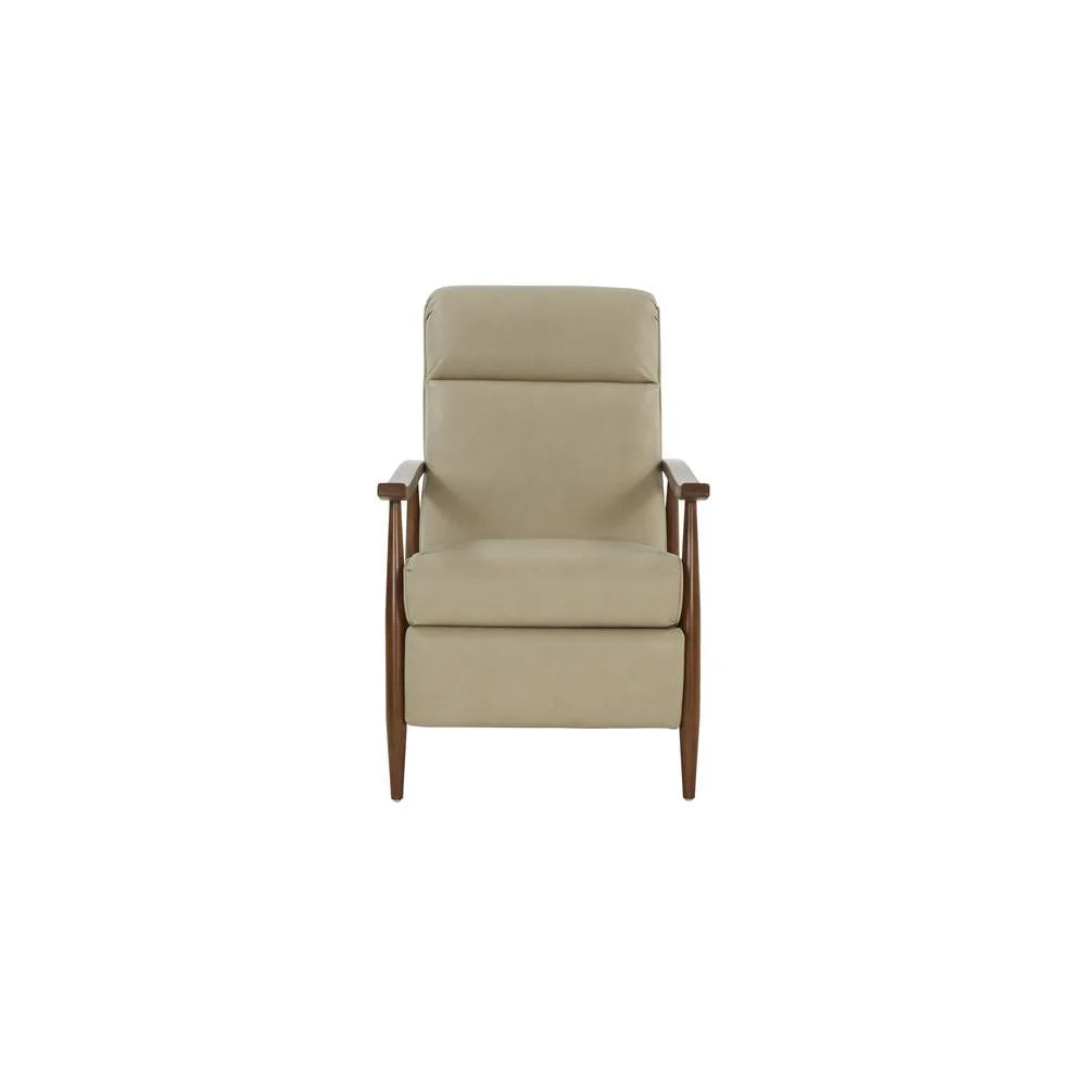 Cream Push Thru The Arms Recliner A48464