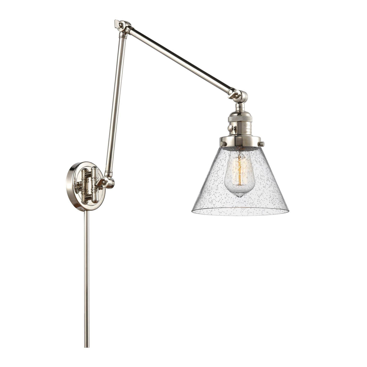 Polished Nickel Swing Arm Lamp U245251