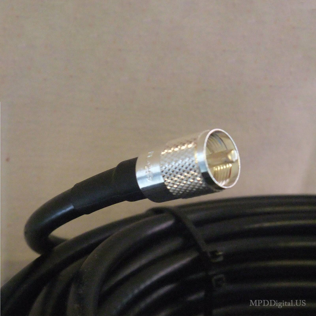 LMR-400 Coax Cable with Pl259 UHF Male Connectors (25ft) W69626