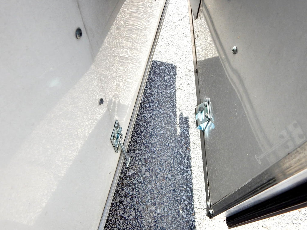 25 Metal T-Style Door Holder Entry Door Catches 6 Inch Long Zinc Plated Steel S905109