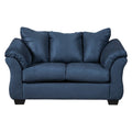 Blue Loveseat R856