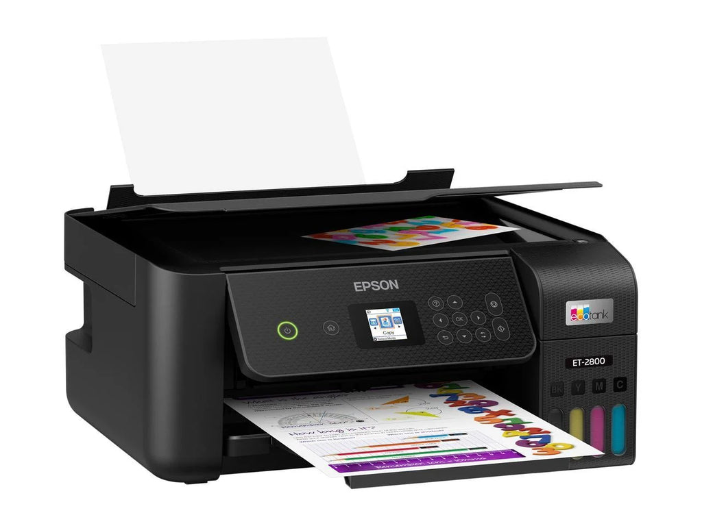 Black Wireless Color All-in-One Supertank Printer S3712