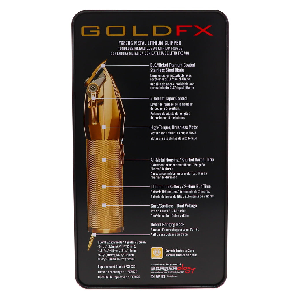 GoldFX Metal Lithium Clipper C22189