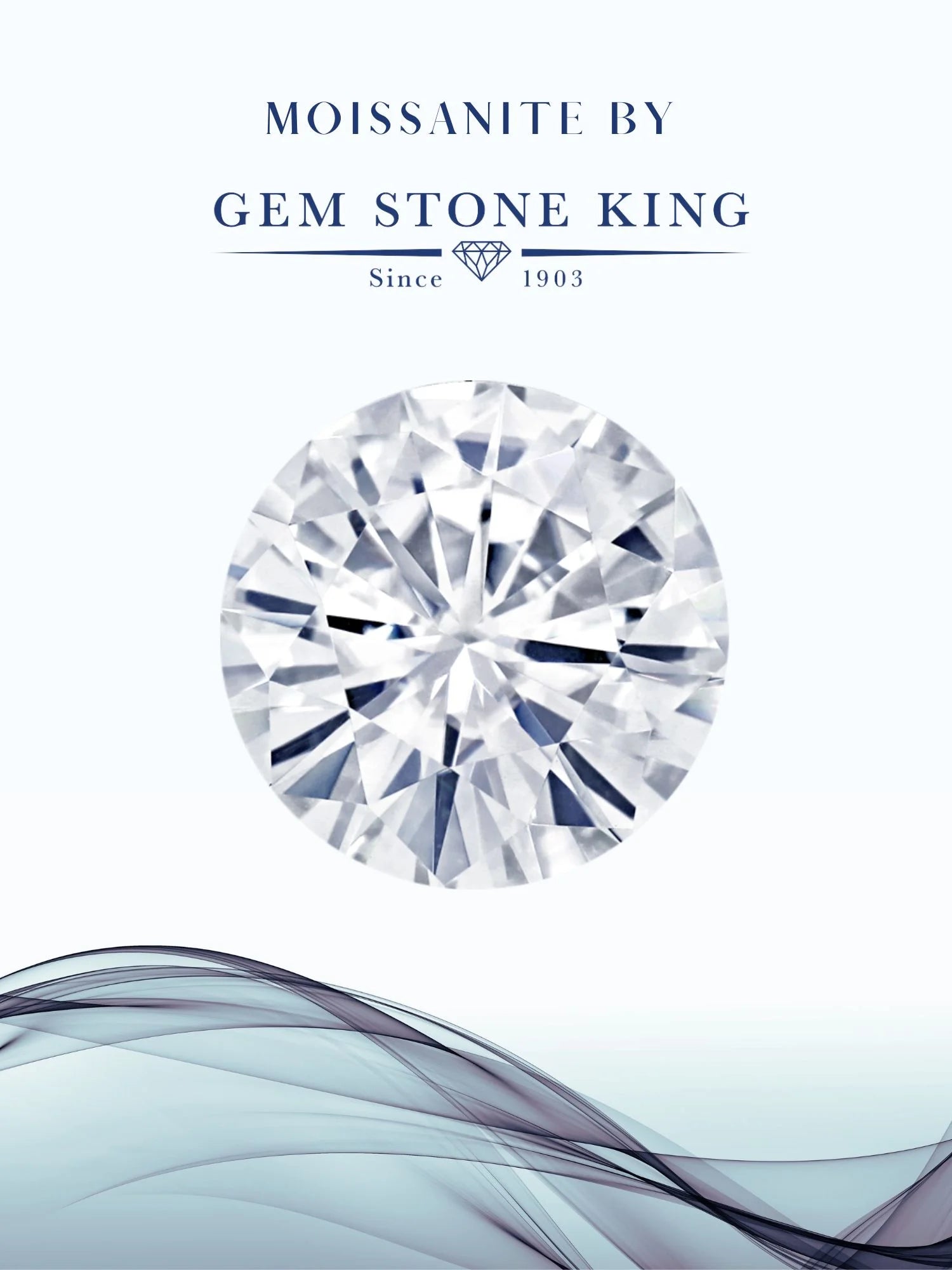 10K Yellow Gold Lab Grown Diamond Ring Set with Oval Moissanite (2.30 Cttw) H20430